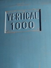 Cisterna Verticale In Ppe X Alimenti Da Lt. 1000 Diametro Cm. 90 X H Cm. 160
