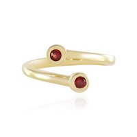 Cavill Damen Ring Rubin 0,23Ct Sterlingsilber Gelbvergoldet Schmuck- Echtschmuck