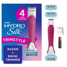 Schick Hydro Silk Trimstyle Razor Bikini Trimmer For Women 2-In-1 Bikini Razor