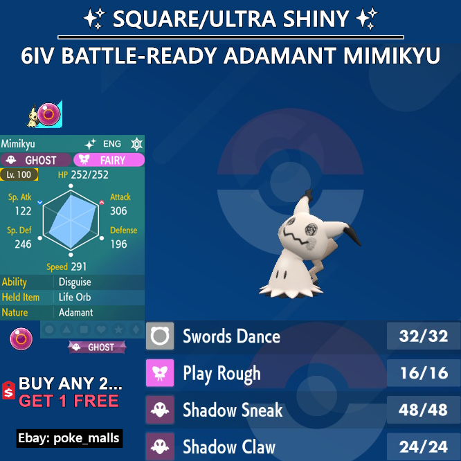 9] found 4 shiny mimikyu with 1 30min ghost sandwich : r/ShinyPokemon