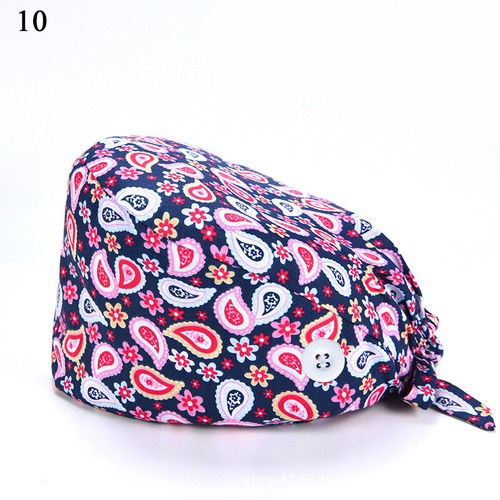 Unisex Nurse Doctor Hat Surgical Scrub Cap Medical Dentist Teeth Dental Cap UK - Picture 44 of 111