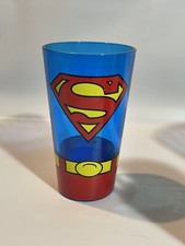 Justice League DC Comics Superman Uniform 16oz Drinking Glass 2012