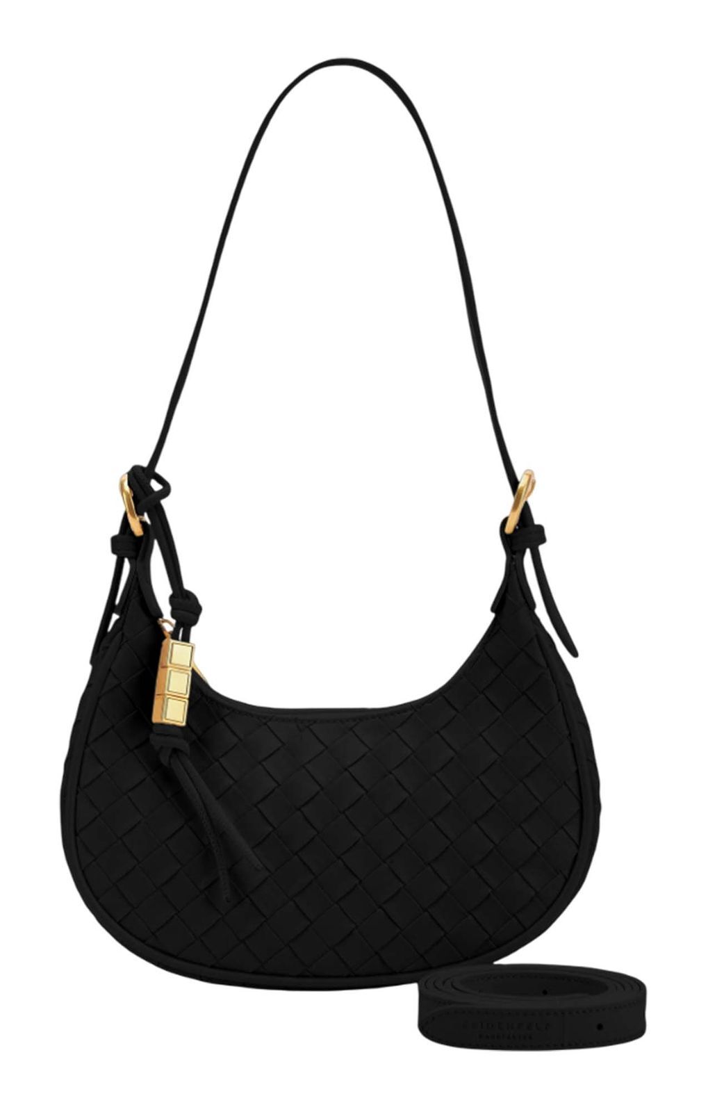 SEIDENFELT MANUFAKTUR Kinna Round Shoulderbag Black
