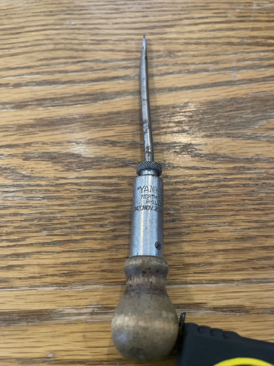 ANTIQUE NORTH BROS ''YANKEE'' No.15 RATCHETING SCREWDRIVER SHANK