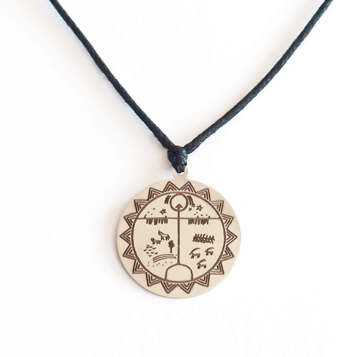 Ancient Tengrism Shamanistic Amulet Necklace Sorcery Pendant