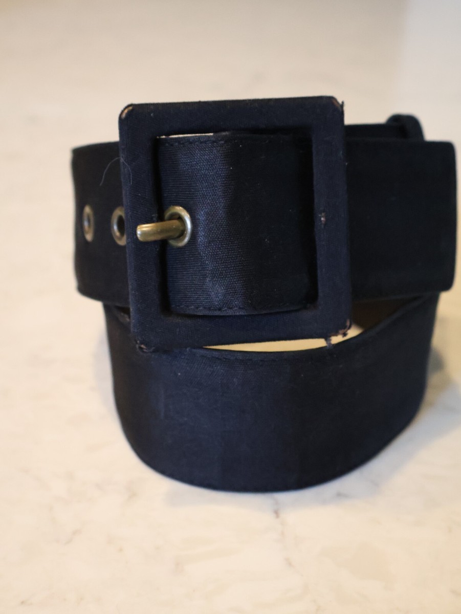 YVES YSL Cloth & Leather Ladies Black Vintage 2 display picture 2