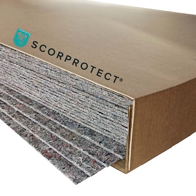 20x Robuste Vliesfaserplatte 1,0 m x 0,8 m Schutz-Platte Abdeckplatte 1100 g/m²