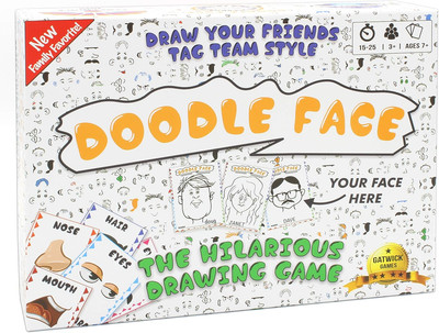 Doodle Face Game - New Hilarious Game of Drawing Your Friends and Family - a Dra