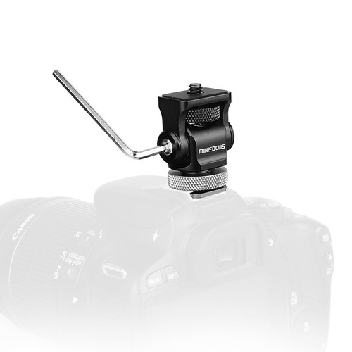 Mini Monitor Bracket Stand 180° Rotated Monitor Mount Holder with Cold Hot Shoe - Picture 2 of 8