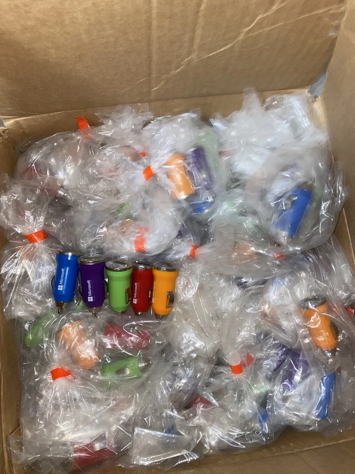 Lot of: 500 USB Car cigarette charger power adapter lighter usb car plug Cell - Image 3 of 4