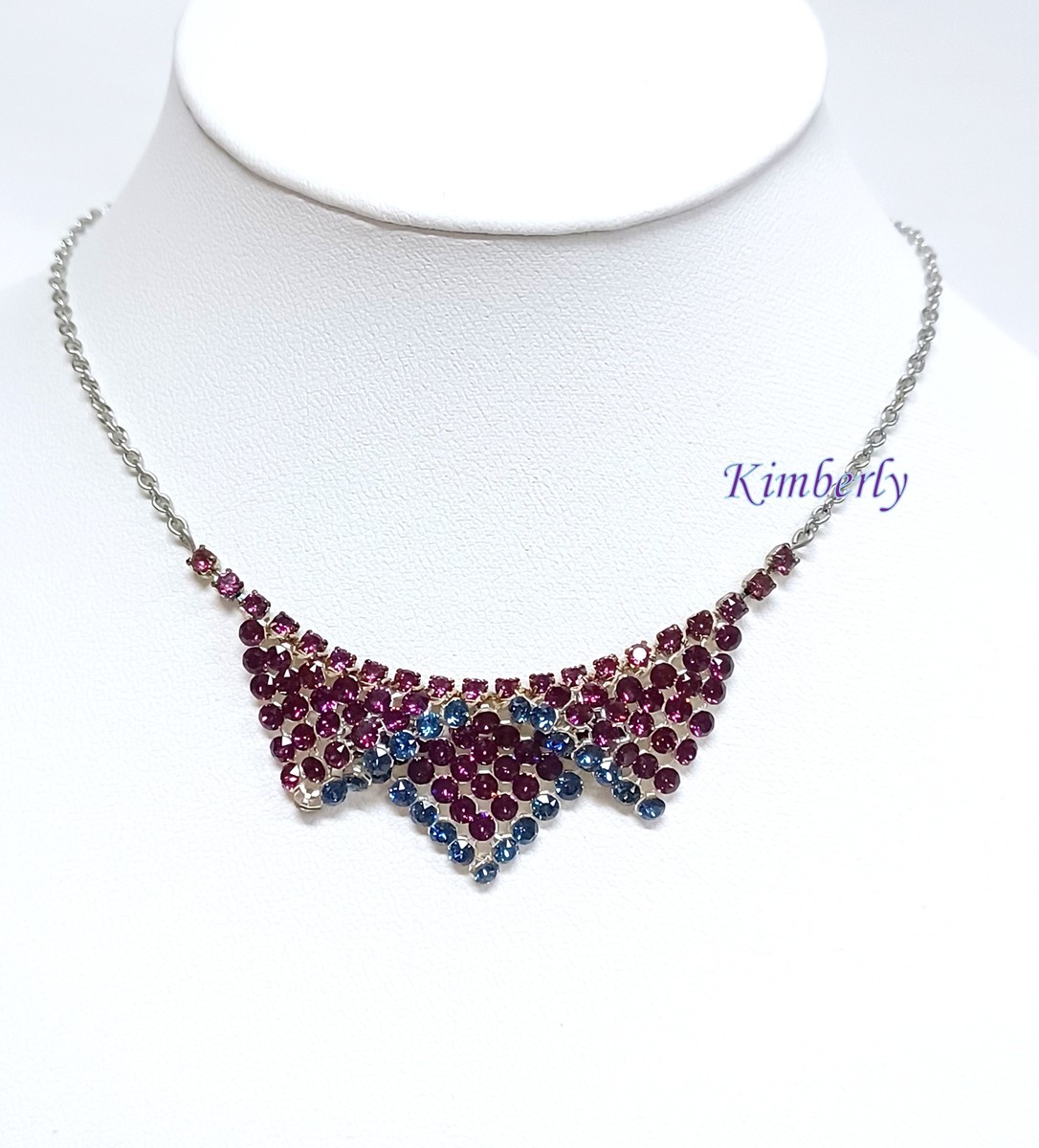 SWAROVSKI Mini Neon Blue Zircon ネックレス スワロフスキー SWAROVSKI ミレニアネックレス Millenia ブルー