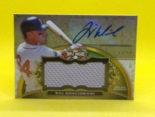 Will Middlebrooks 2013 Triple Threads AUTOGRAPH JERSEY Boston Red Sox **73/99**