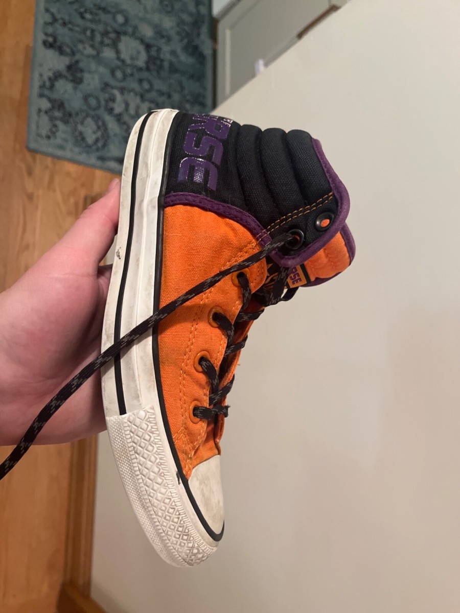 Converse All Star High Top Sneakers Orange, Black, Purple  display picture 3