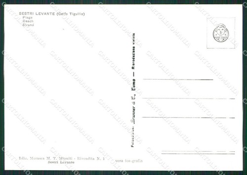 Genova Sestri Levante Foto FG cartolina ZK2867 - Foto 2 di 2