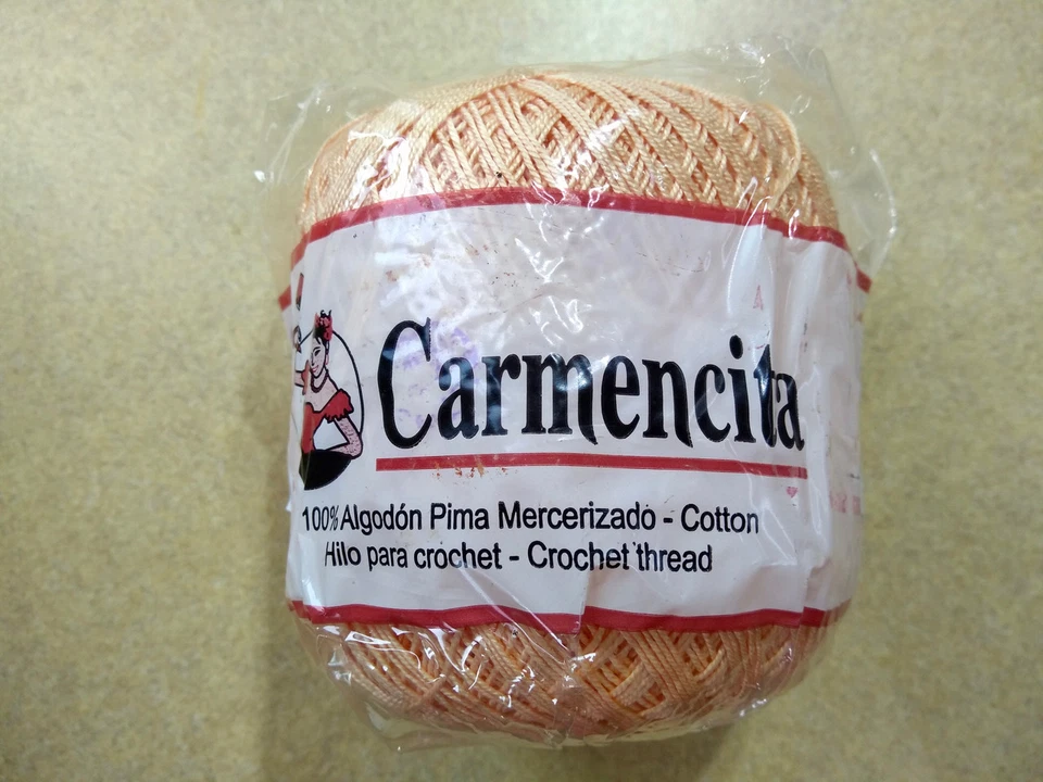 Coats Carmencita Cotton Yarn 100g/240m Color 4225 Made in Peru - Image 3 of 3