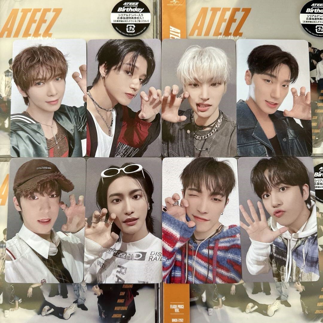 ATEEZ JAPAN 4th SINGLE Birthday HMV Lucky Draw Official ATEEZ JAPAN 4th SINGLE Birthday HMV Lucky Draw Official