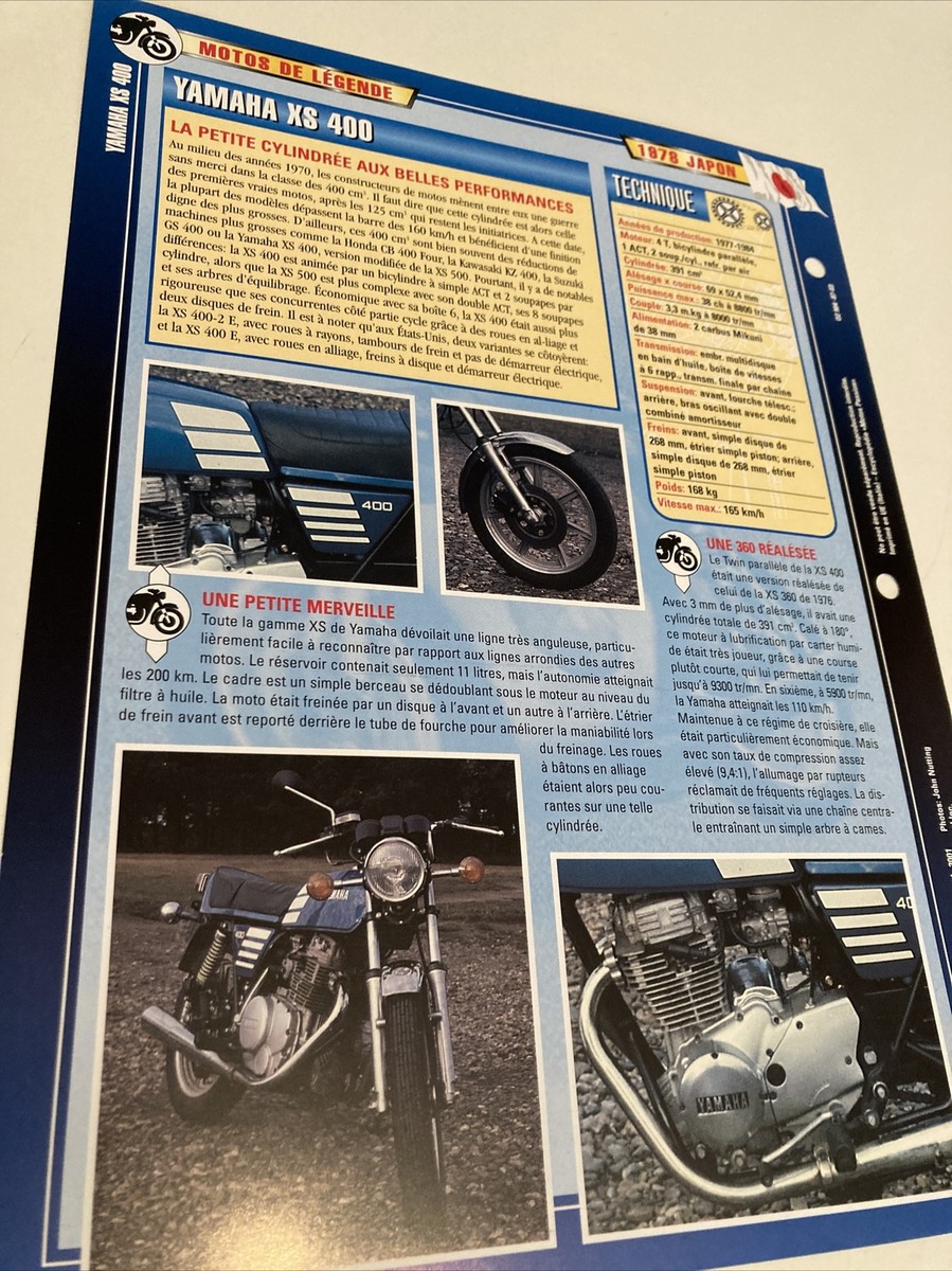 Yamaha XS400 1978 400 XS Motorcycle Passion Collection Atlas 400XS