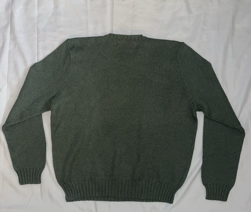 Vintage Polo Ralph Lauren Crewneck Sweater Men’s Size XL Green Preppy Fisherman - Picture 3 of 6