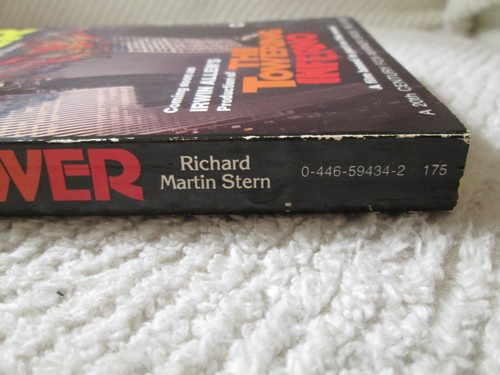 The Tower by Richard Martin Stern 1974 1st Print PB Towering Inferno Movie Basis - Picture 5 of 11