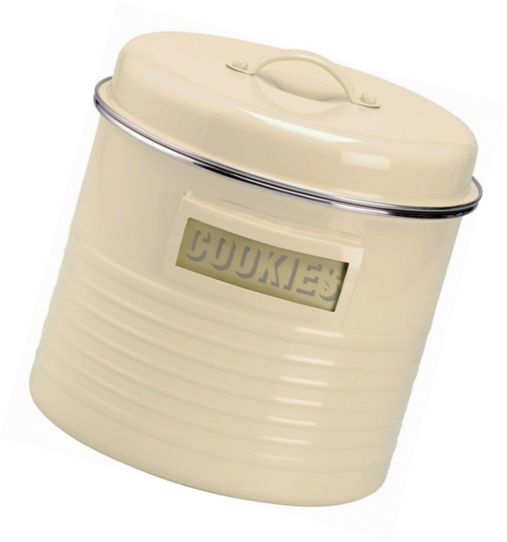 Typhoon Vintage Kitchen Large Biscuit Tin/ Storage Container Cream for