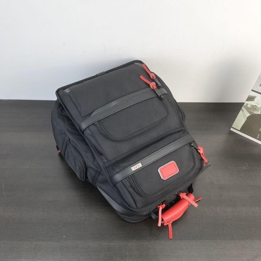 TUMI ALPHA3 Brief Pack 2603578 Red Black Men's Backpack Nylon