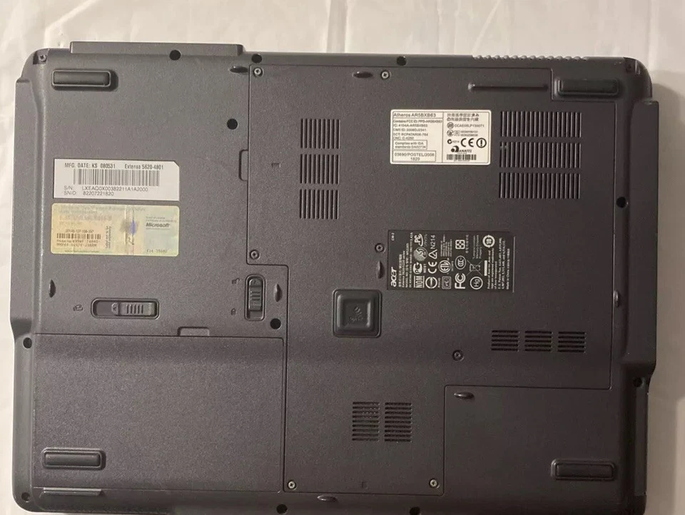 Notebook Acer Extensa 5620/5220 Series - Para Peças/Reparo - Imagem 2 de 4