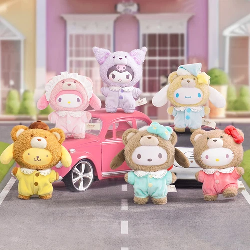 TOPTOY Sanrio Family Latte Baby Plüsch Puppe Serie Blindbox Figur Spielzeug - Bild 18 von 22
