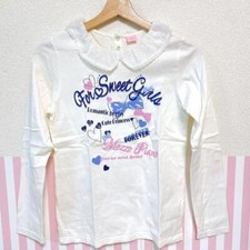 Mezzo Piano Long Sleeve T-shirt Tops White Ribbon Heart Approx .H 160cm Rare