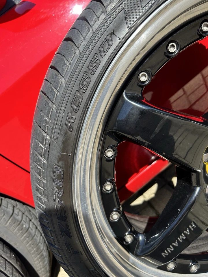 OZ Hamann 19 Zoll 3-teilig Ferrari Felgen + Pirelli 255/30 + 355/30 – TopZustand - Bild 3 von 4