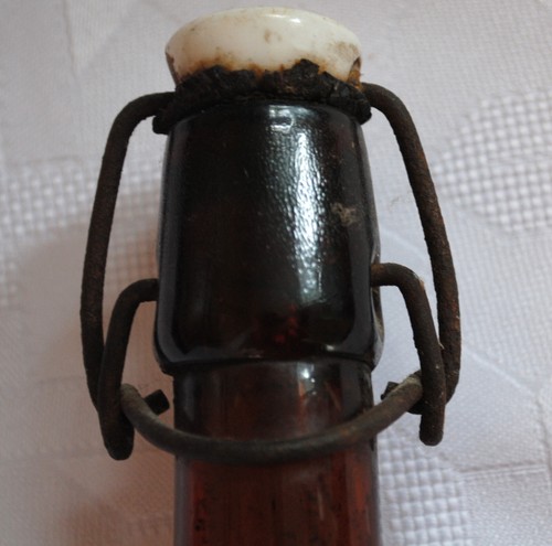 ***Antike Bierflasche "Bierverlag Jauer"Flasche Keramik Bügelverschluss #1900*** - Bild 11 von 15