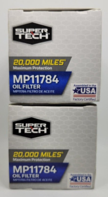 (2) MP11784 Super Tech - 20,000 Maximum Protection Oil Filter