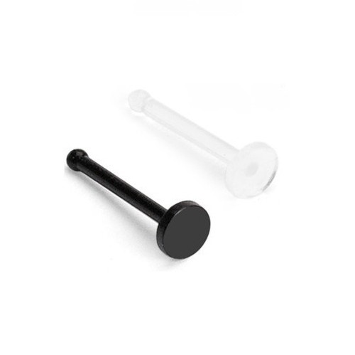 Piercing Retainer - Flexible Cartilage Hoop Nose Stud Tragus Ear Labret Belly - Picture 8 of 26