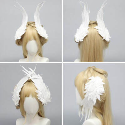 Angel Wings Feathers Tassel Hair Clips Amazon.com : EINCORN Angel Wing Hairclips Girls Anime Maid  main image 4