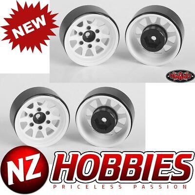 ホビーラジコン rc4wd 6-Lug 1.55\" Beadlock Wheels OEM 6-Lug Stamped Steel 1.55