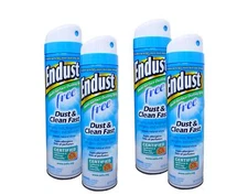 Endust Fragrance Free Hypo-Allergenic Dusting and Cleaning Spray 10 Fl Oz 4 Pack