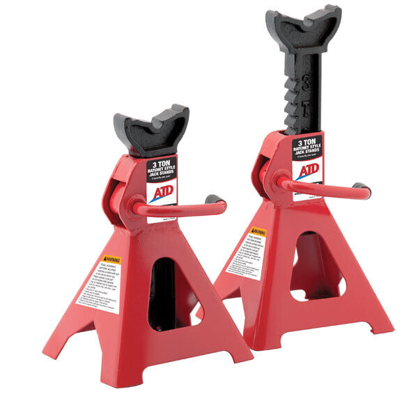 Atd Tools ATD-7443 3 Ton Jack Stand Ratchet Style