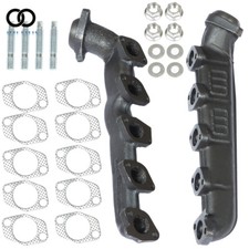 Pair Of Exhaust Manifold Lhrh For Ford Super Duty Van 6.8l V10 2000-20122013 Pair Of Exhaust Manifold Lhrh For Ford Super Duty Van 6.8l V10 2000-20122013