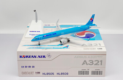 Jcwings Korean Air Airbus A321Neo Reg: HL8505 1/200 XX20307 | eBay