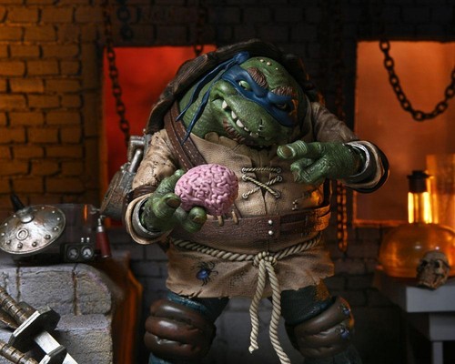 TORTUGAS NINJA FIGURA ULTIMATE LEONARDO EL JOROBADO MONSTERS NECA THE HUNCHBACK - Imagen 6 de 11