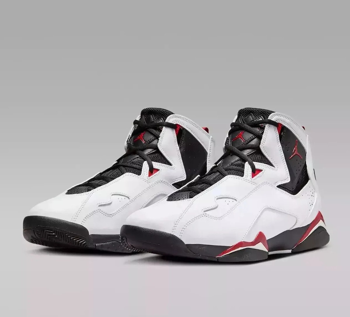 Nike Air Jordan True Flight Shoes White Varsity Red Black 342964