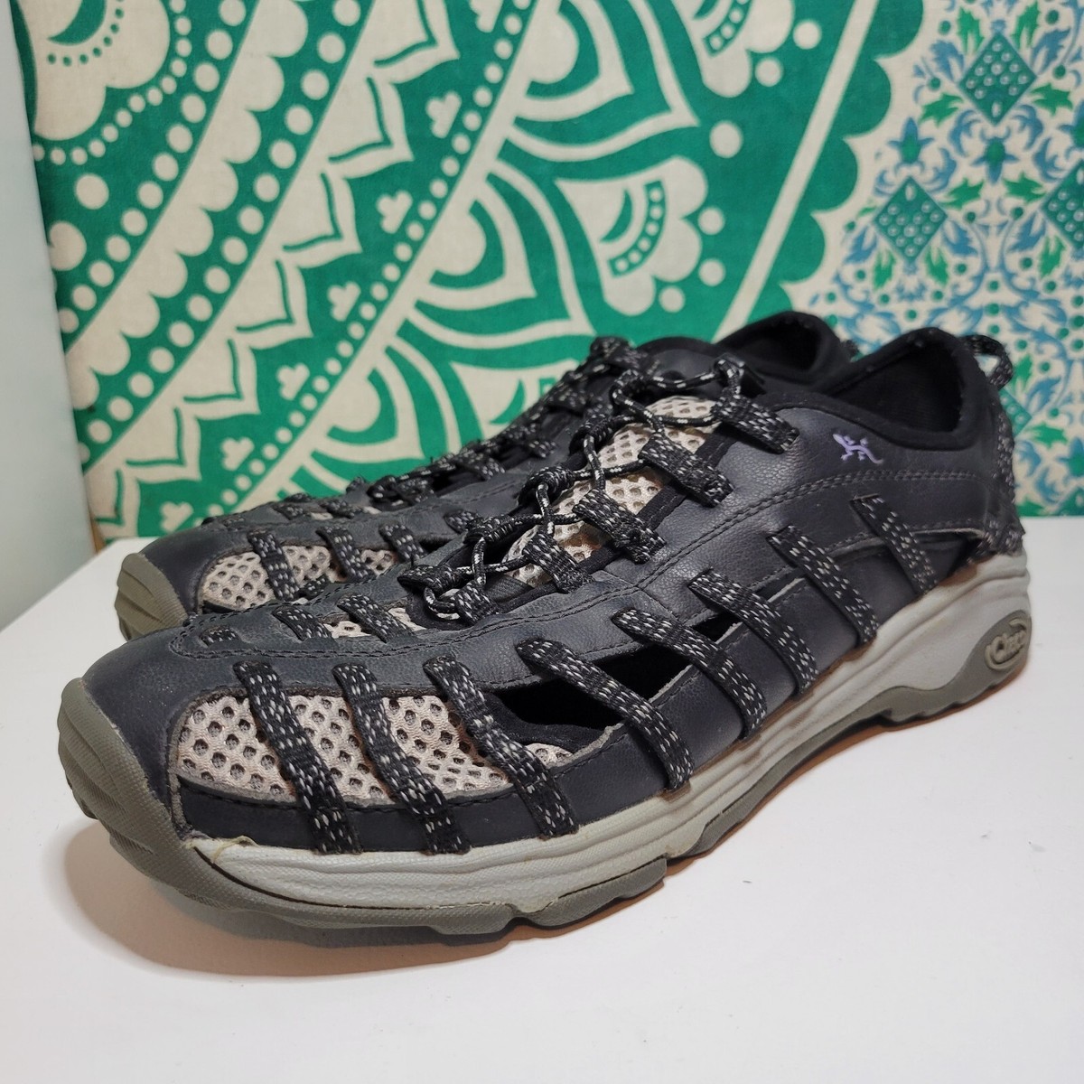 Chaco Sandals Outcross Evo Womens Size Hiking Shoes Black J104886 Low