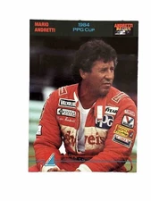 Brand New: Vintage 1992 Collect-a-Card Mario Andretti 1984 PPG Cup Card 