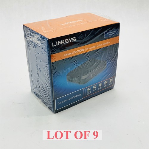 Linksys DPC3008-CC DOCSIS Advanced Cable Modem Comcast 340Mbps *Lot 9 Sealed New