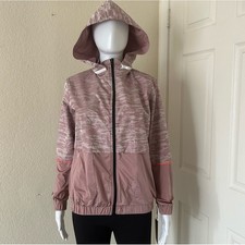Revolve Lanston Sport Front Zip Pink Dean Windbreaker Track Jacket Windbreaker S