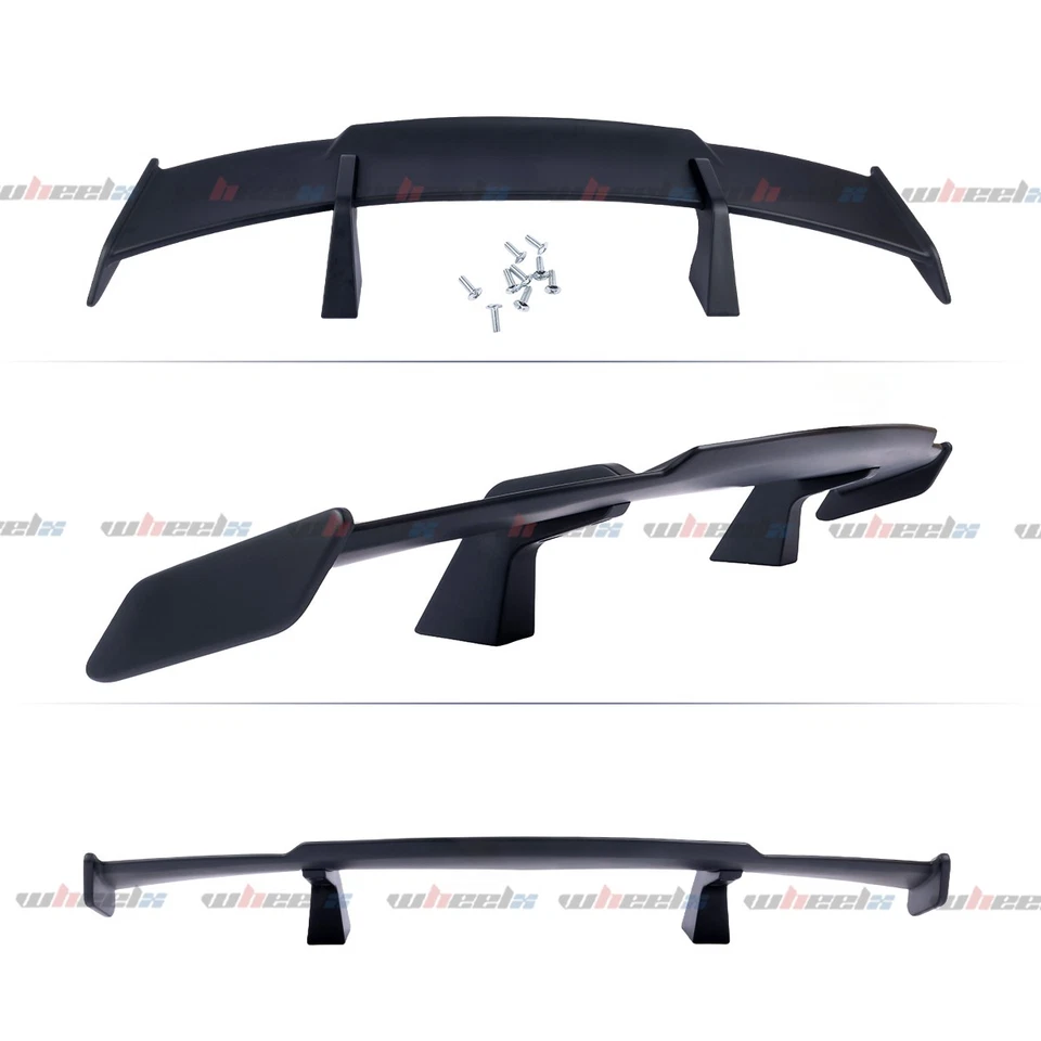 Alerón trasero mate Racing GT PRO para Audi A3 S3 RS3 A4 S4 A5 A6 58" Foto 3 de 4