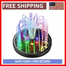Luxury Solar Fountain with Glass Panel – 3.5W Floating Water Pump for Bird Ba...