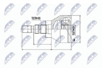 Nty Gelenksatz, Antriebswelle NPZ-PL-025
