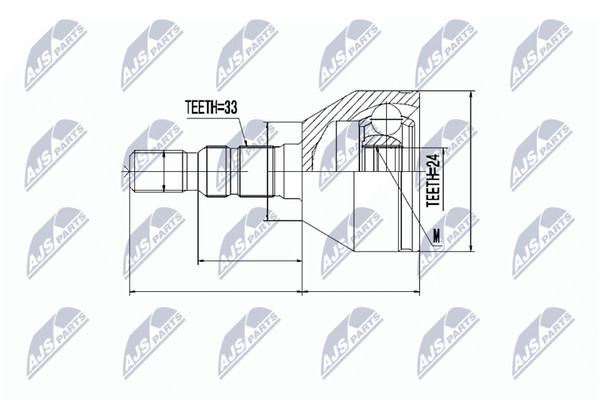 Nty Gelenksatz, Antriebswelle NPZ-PL-025-image