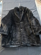 Vintage black wool coat jacket
