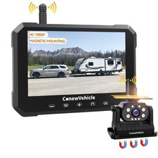 Magnetic Solar Wireless Backup Camera 5 Monit...